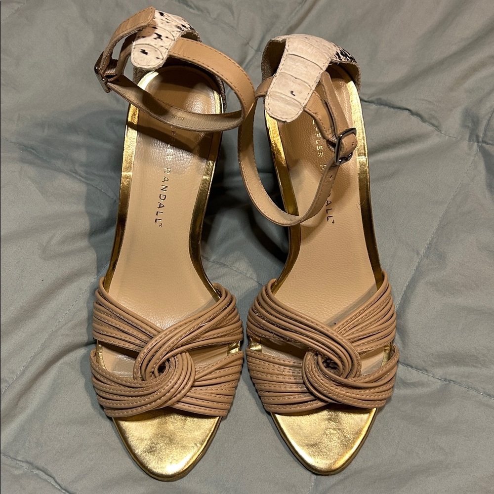 Loeffler Randall Pamela Mignon Knot Wedge Sandals - Size 6 1/2 B - Picture 3 of 6